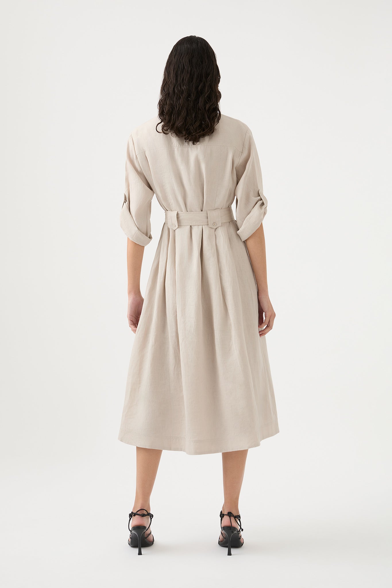 Winley linen shop midi dress