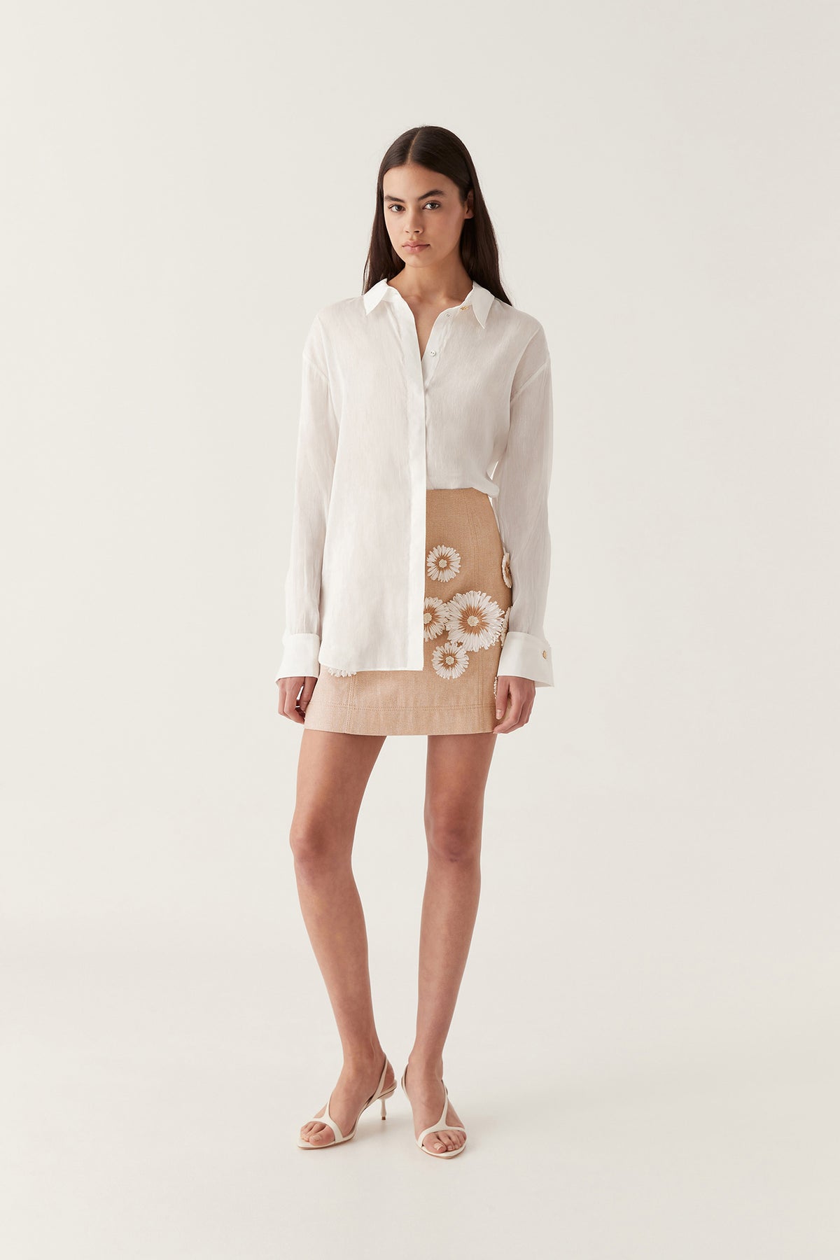 Intuition Oversized Shirt | Ivory | Aje – Aje International