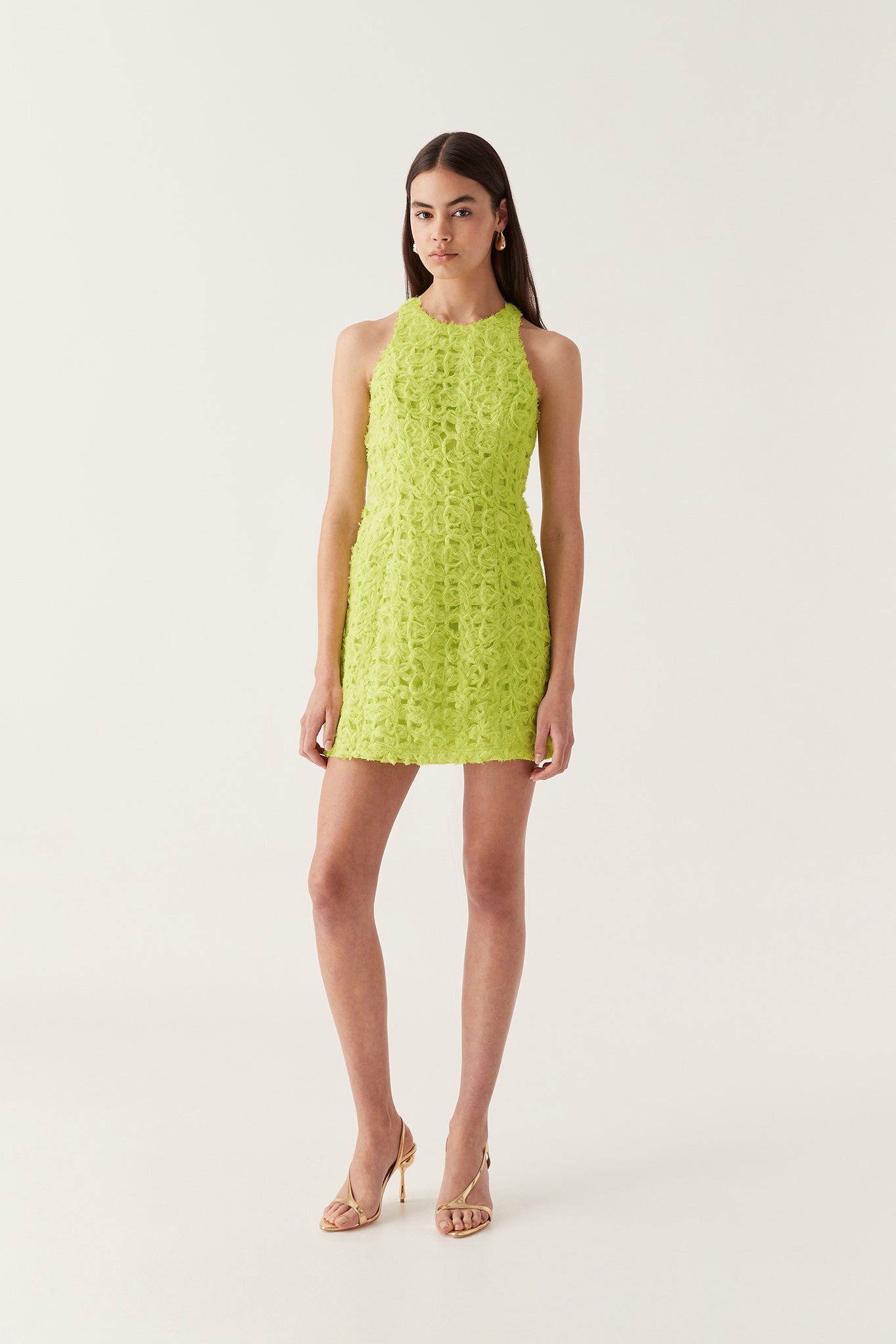 mini lime green dress Marci | Asymmetric Ruched With Sash and more. HELLO MOLLY Villa Party Mini