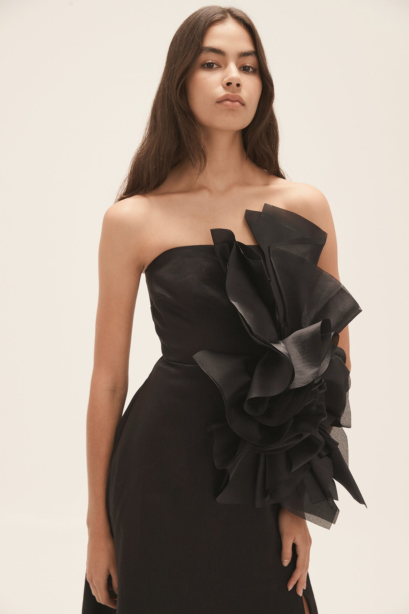 aje energy midi dress Energy Midi Dress-BLACK / 4