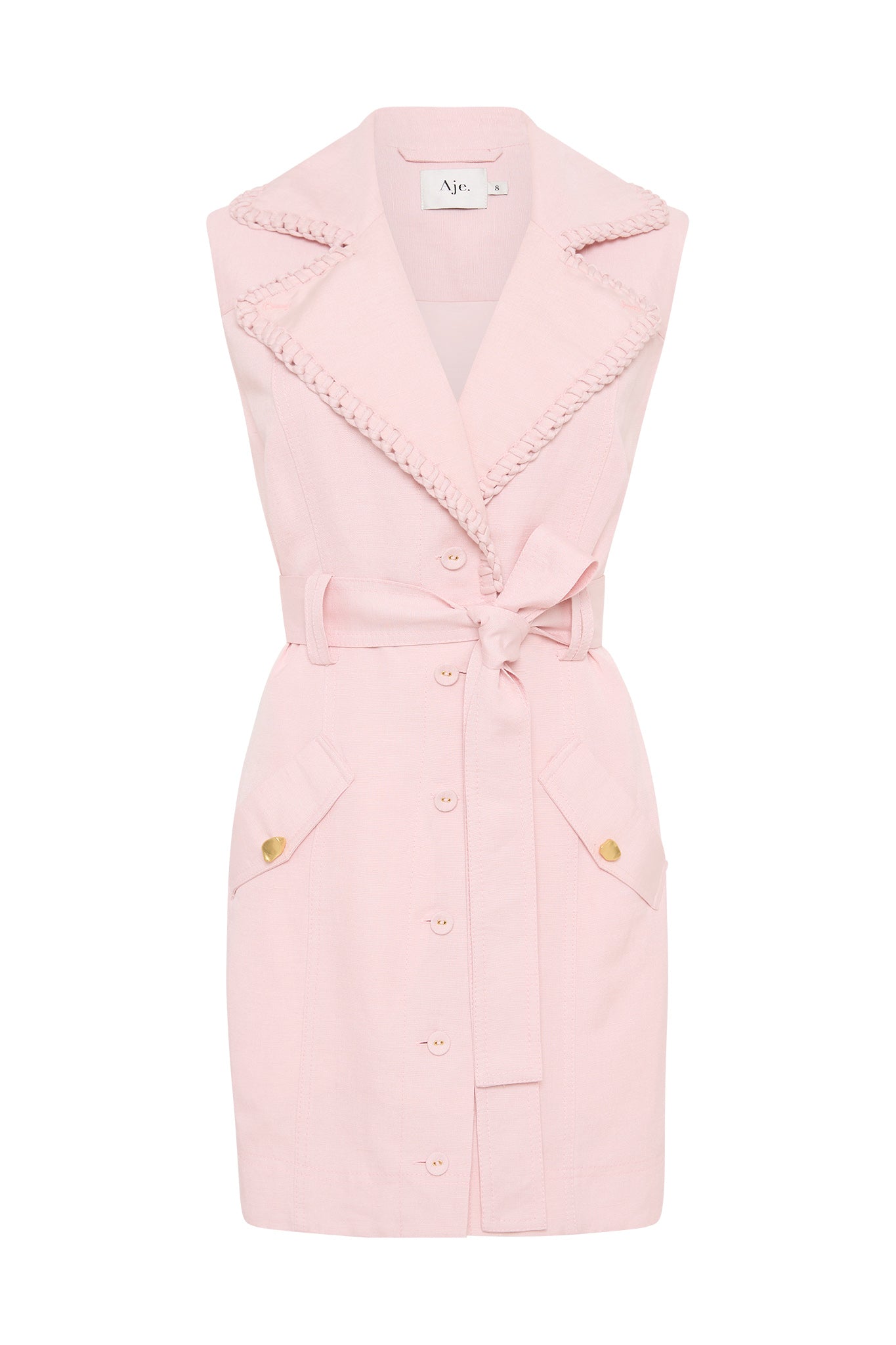 Encompass Utility Mini Dress-SOFT PINK / 4 Encompass Utility Mini Dress-SOFT PINK / 4