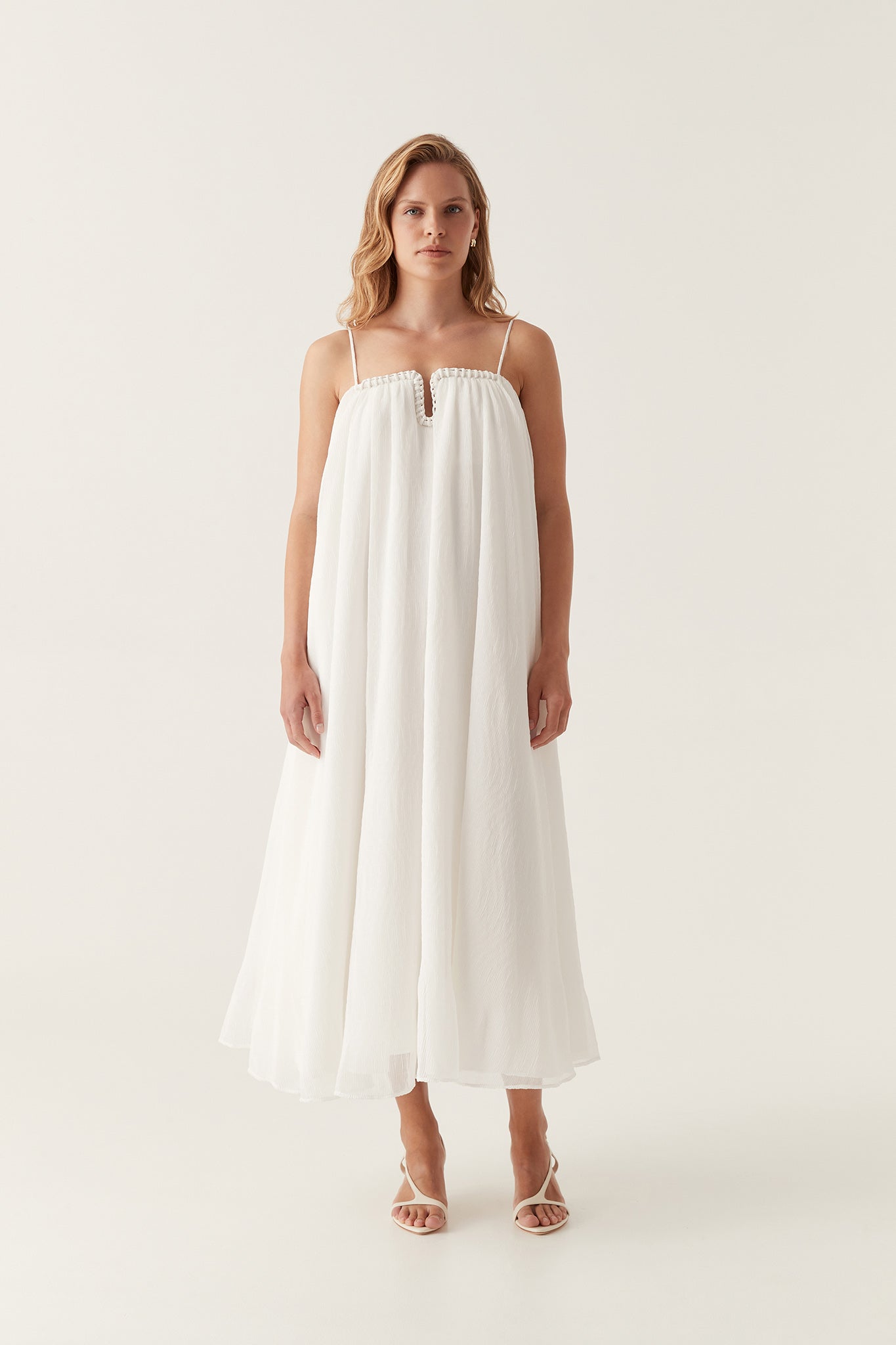 aje filigree sweetheart midi dress Filigree Sweetheart Midi Dress