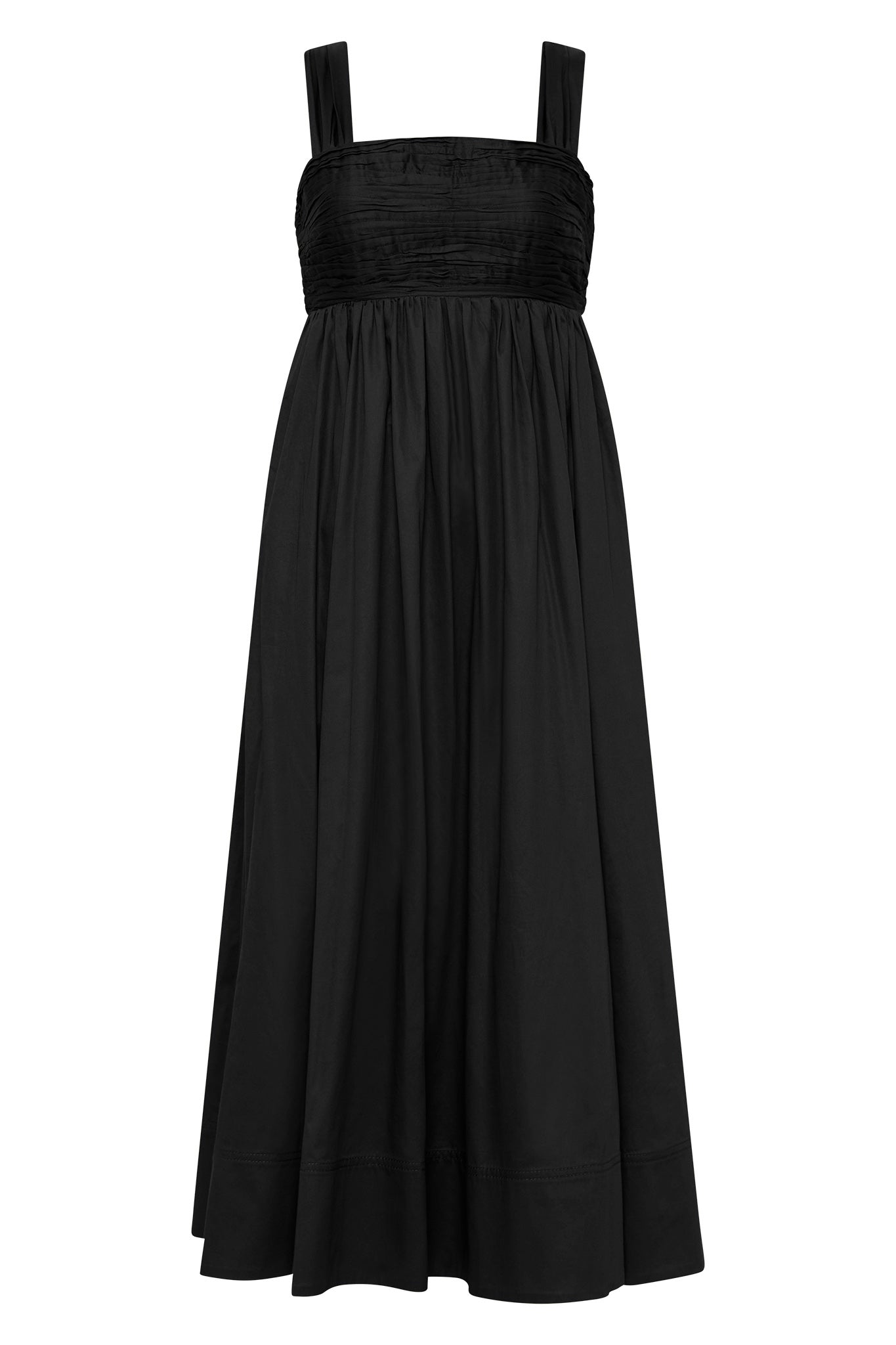 aje nova midi dress Nova Tie Back Midi Dress | Black