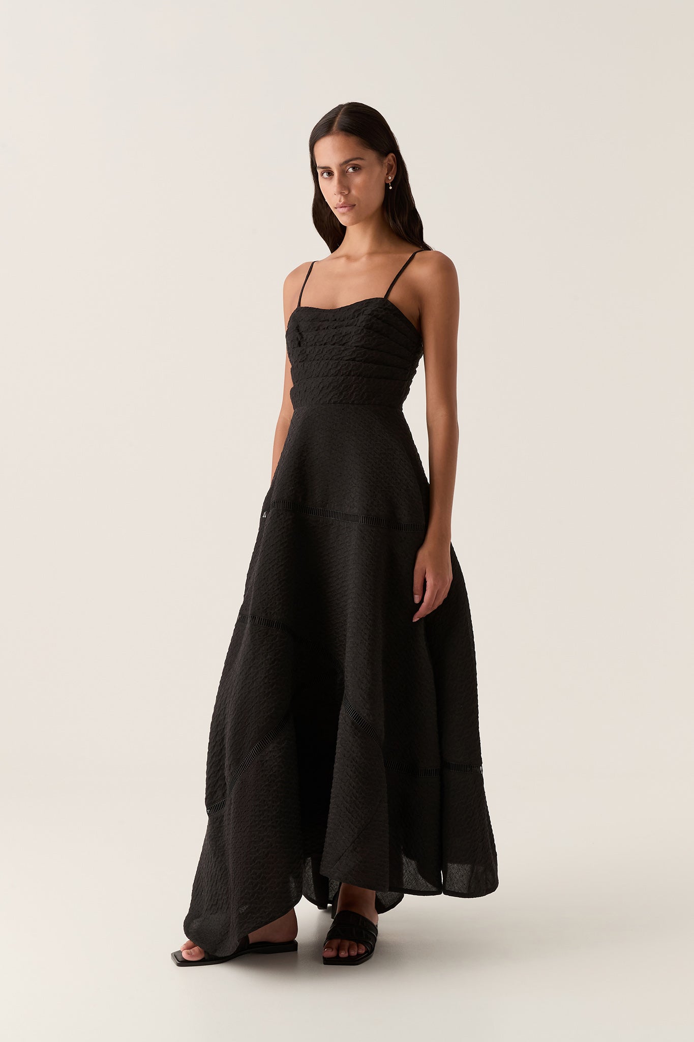 Cinque Jacquard Maxi Dress | Black | Aje – Aje ROW
