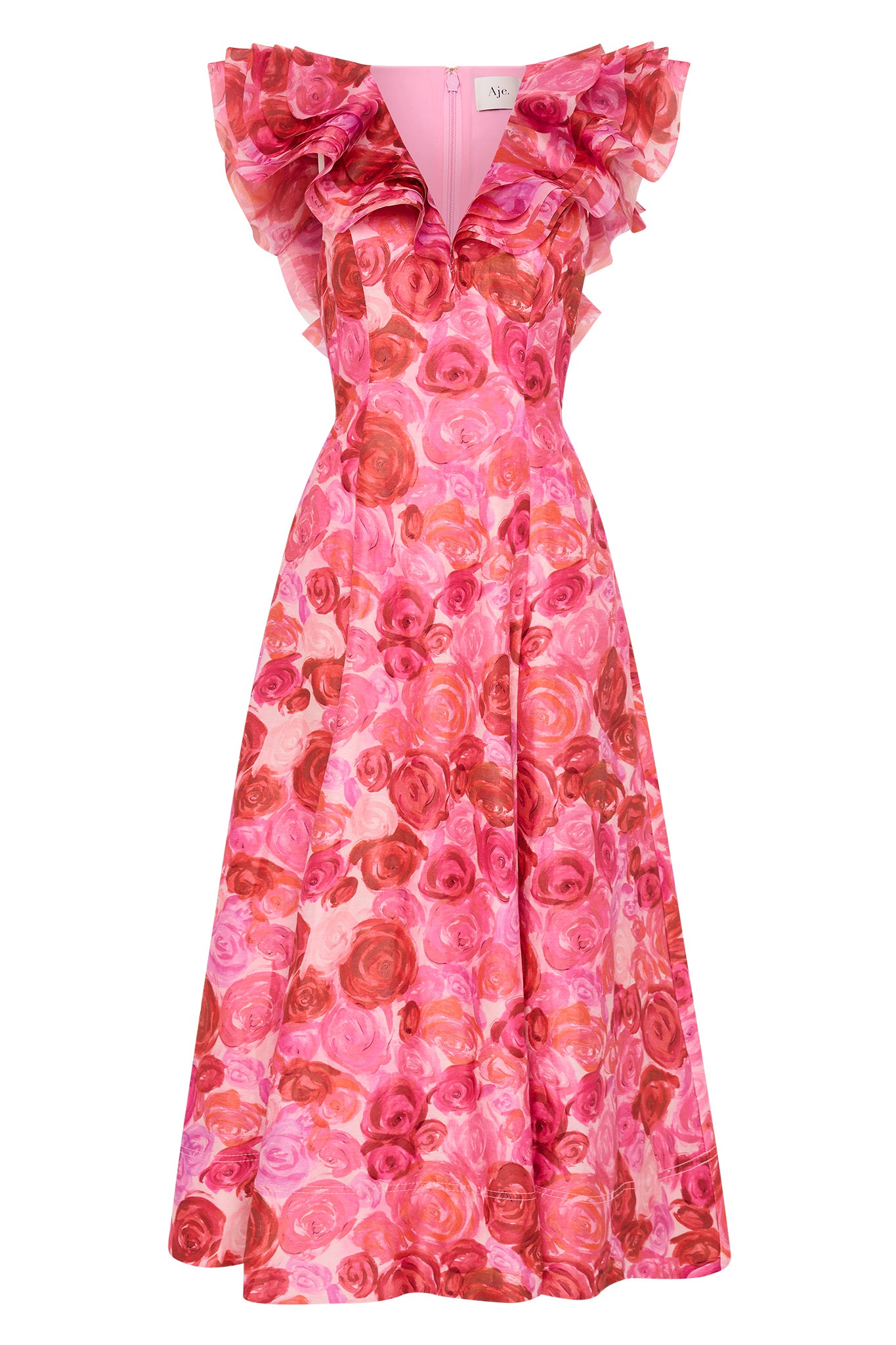 enchanted castle midi dress pink Enchanted Castle Midi Dress Pink