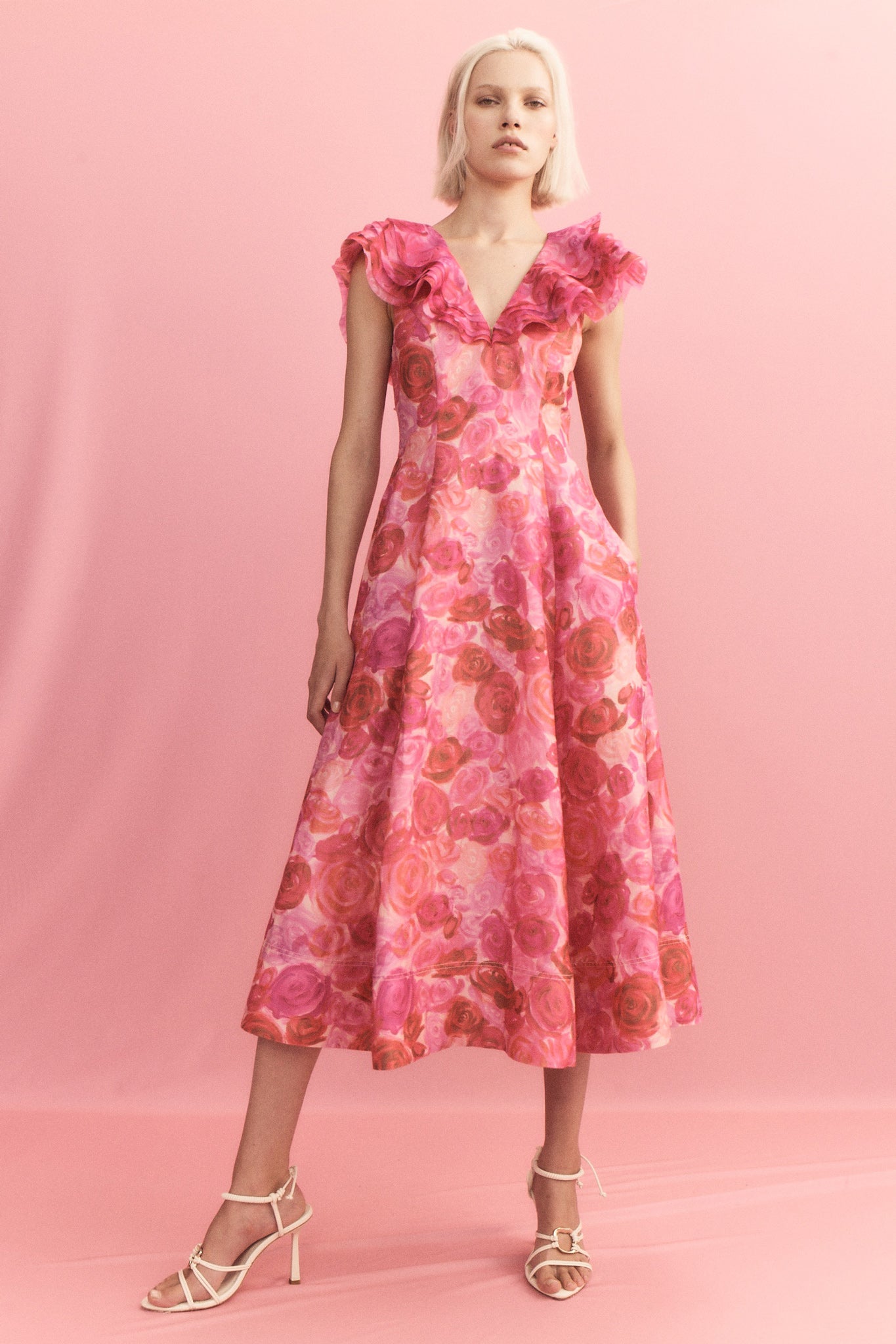 aje enchanted plunge midi dress Aje. Enchanted Plunge midi dress 12