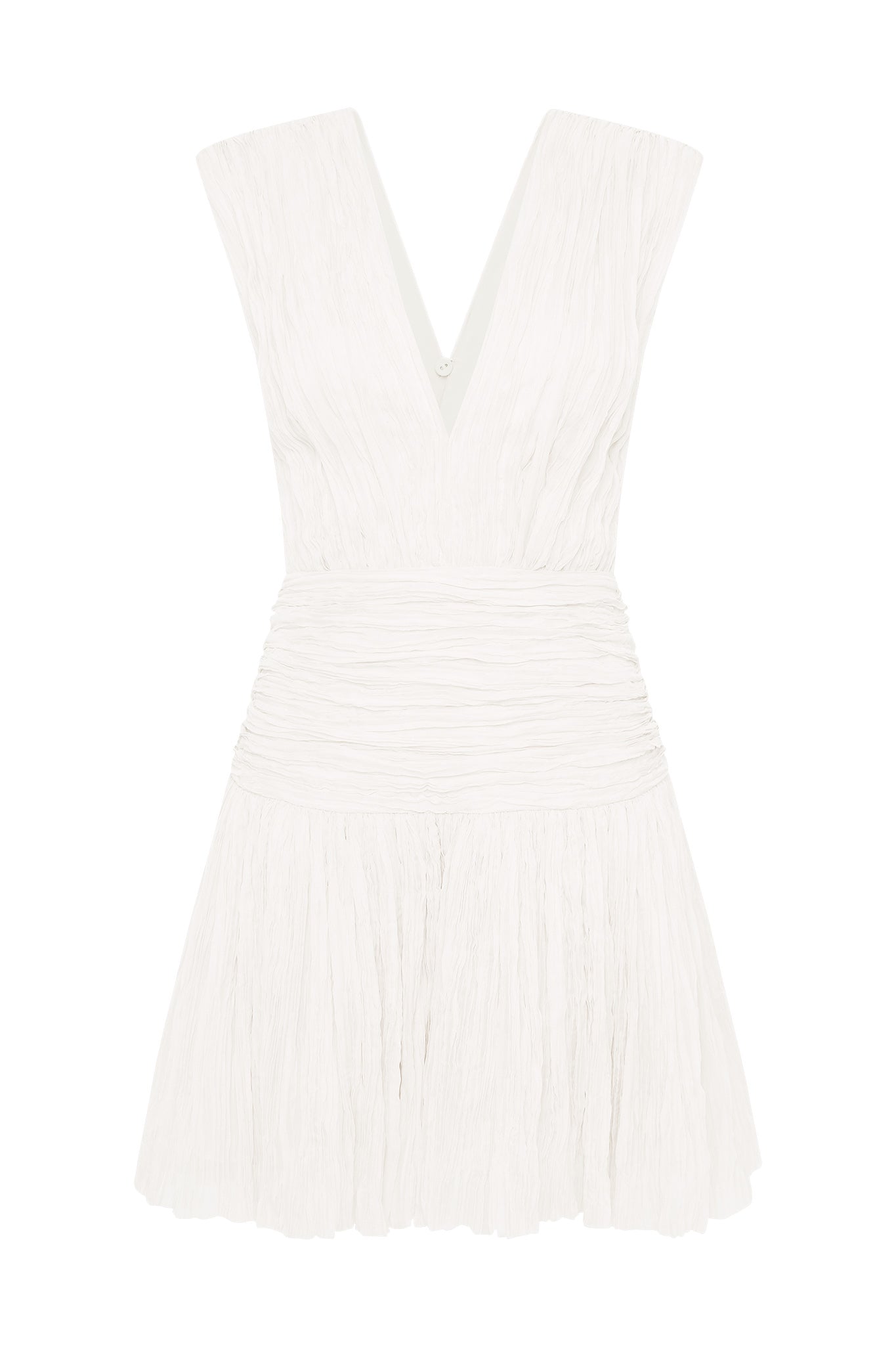 aje escapist mini dress Escapist Mini Dress-IVORY / 4