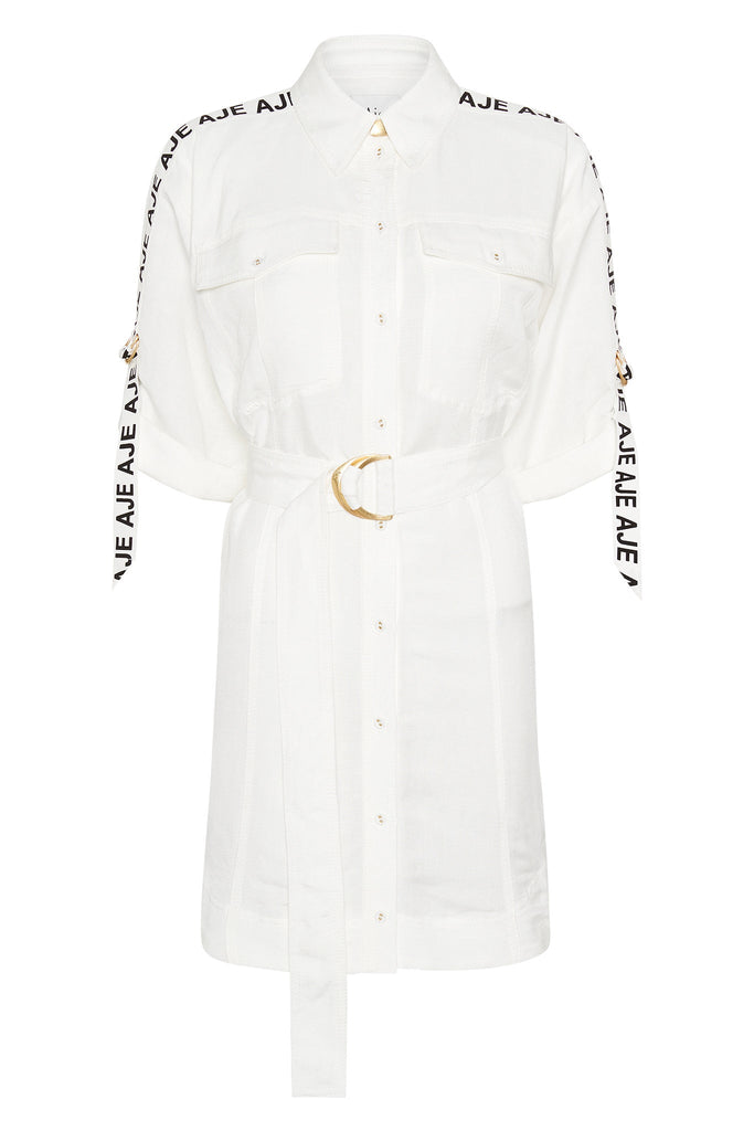 Signal Logo Shirt Mini Dress