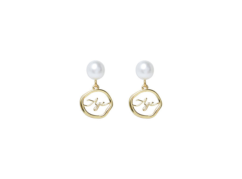 Fleur Pearl Drop Earring