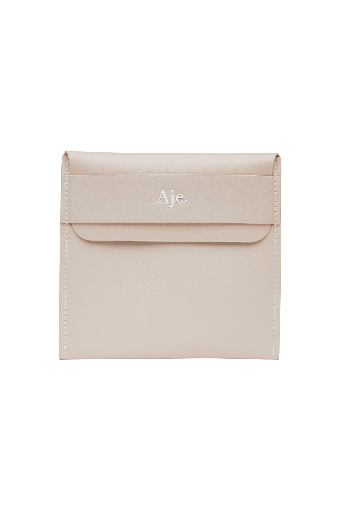 Aje Logo Circle Drop Chain Earring