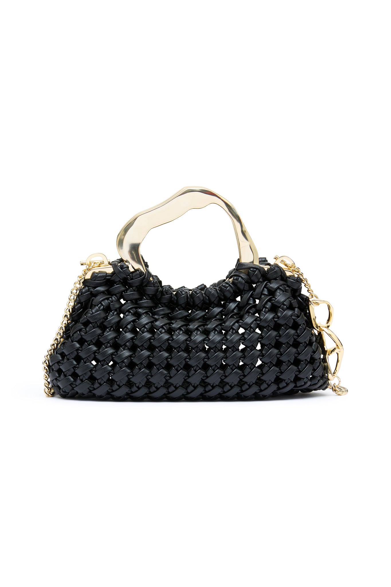 Black weave bag Clearance