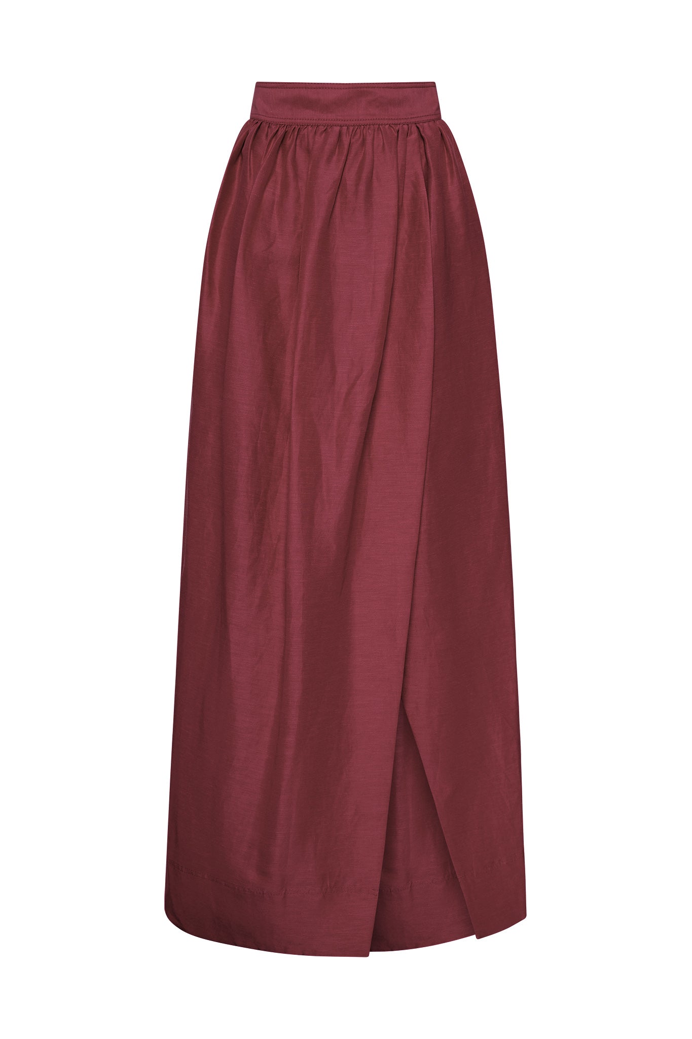 Mirabelle Tulip Maxi Skirt | Burgundy | Aje – Aje ROW