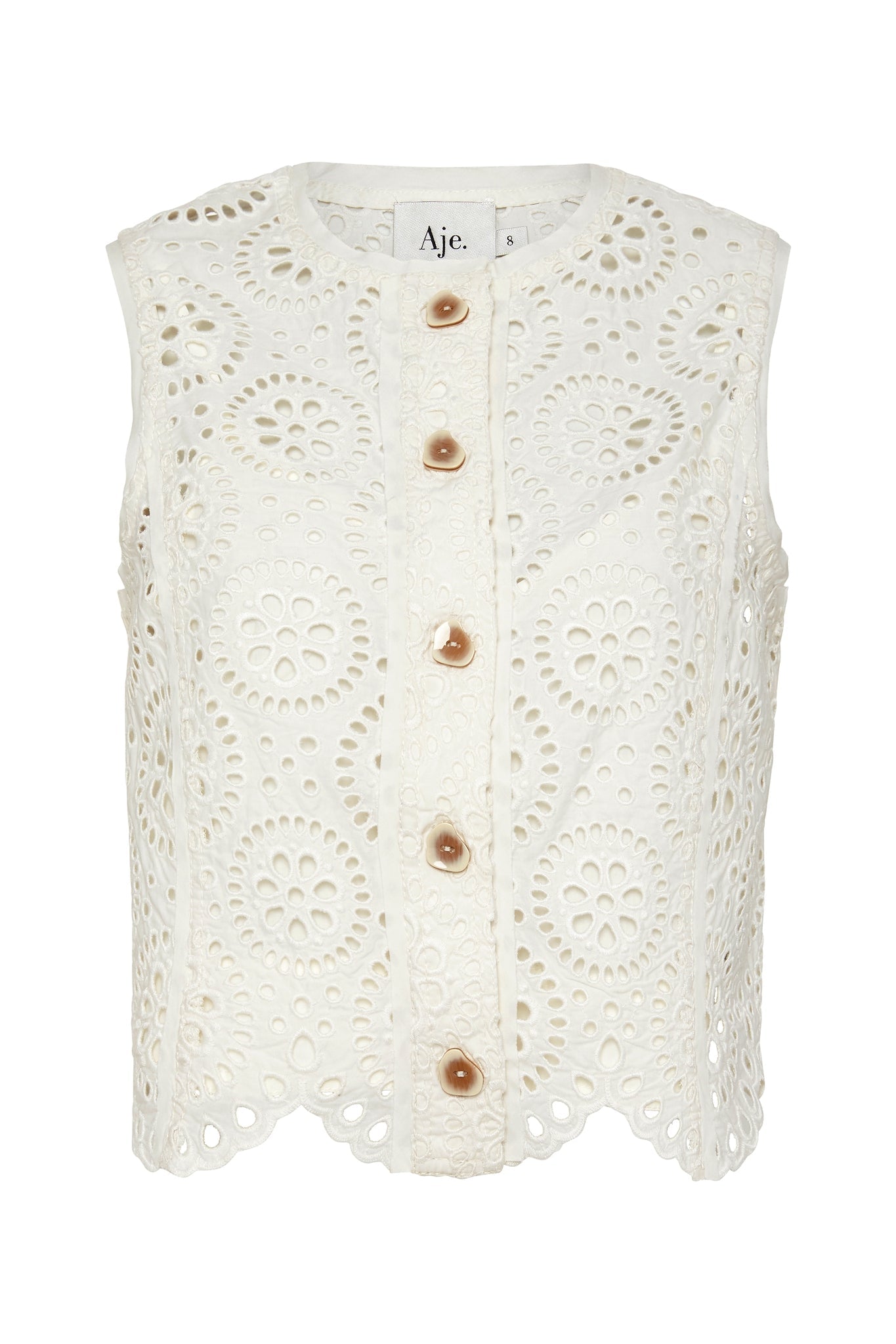 Salita Broderie Shell Top
