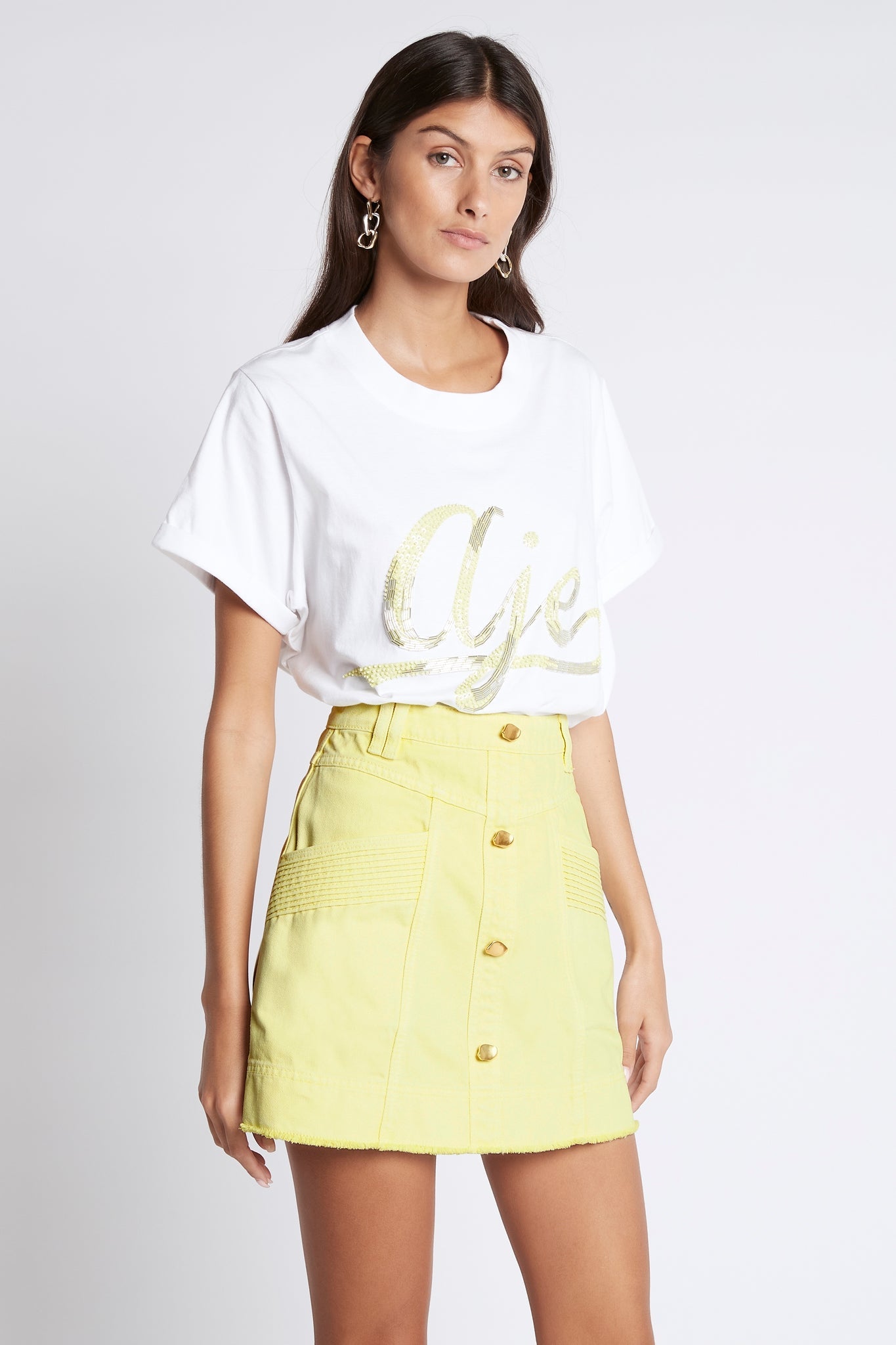 Como Denim Mini Skirt