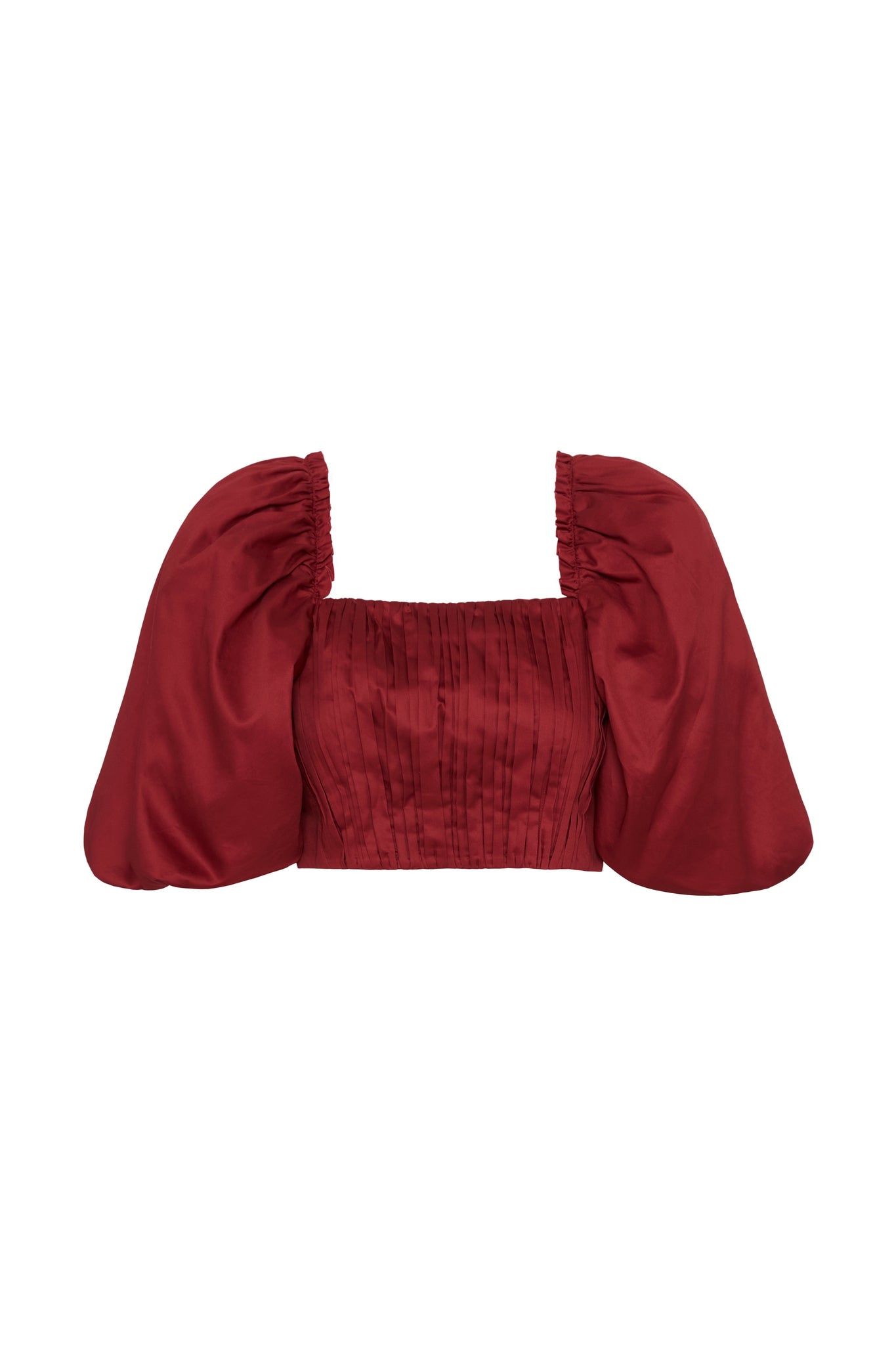 Enamour Puff Sleeve Cropped Top